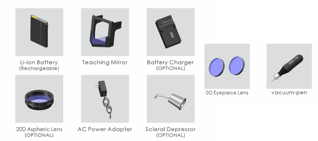 spare parts of indirect ophthalmoscope