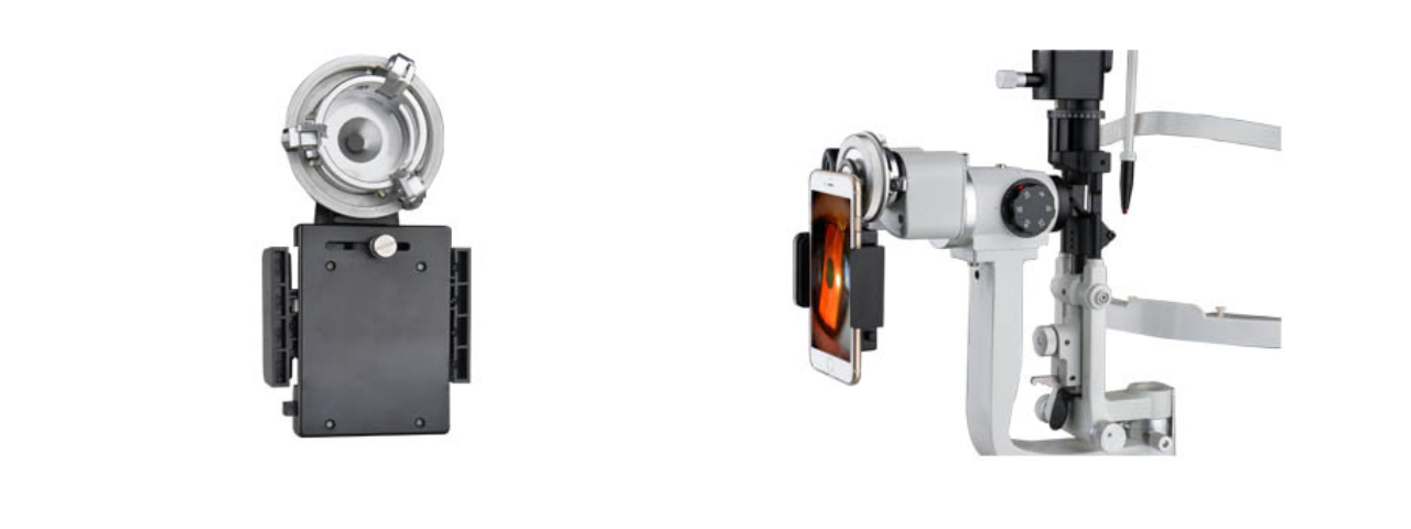 slit lamp with camera adaptor