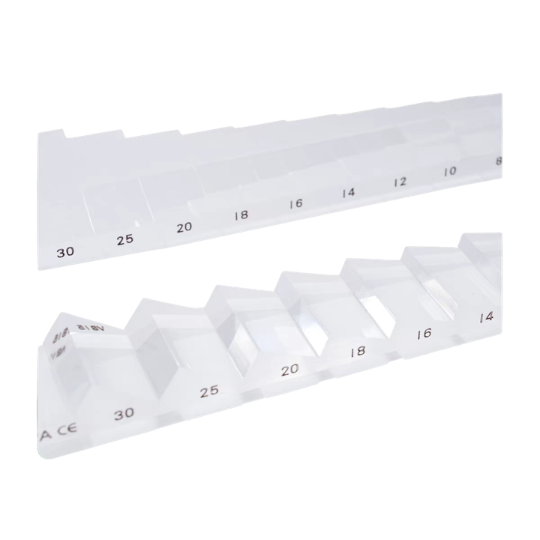 clear prism bar